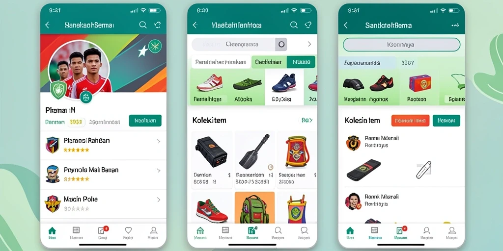 Tampilan antarmuka yang user-friendly dan menarik.