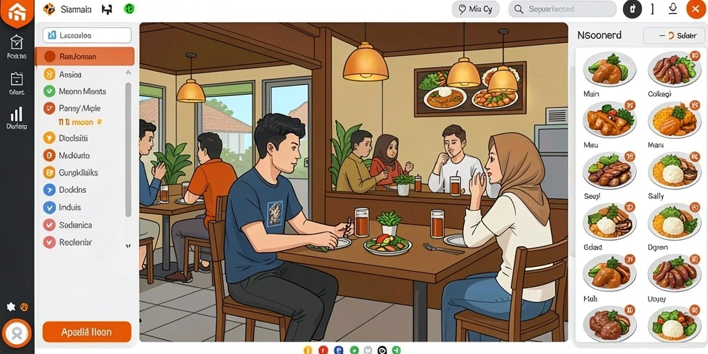 Tampilan antarmuka yang user-friendly dan menarik.