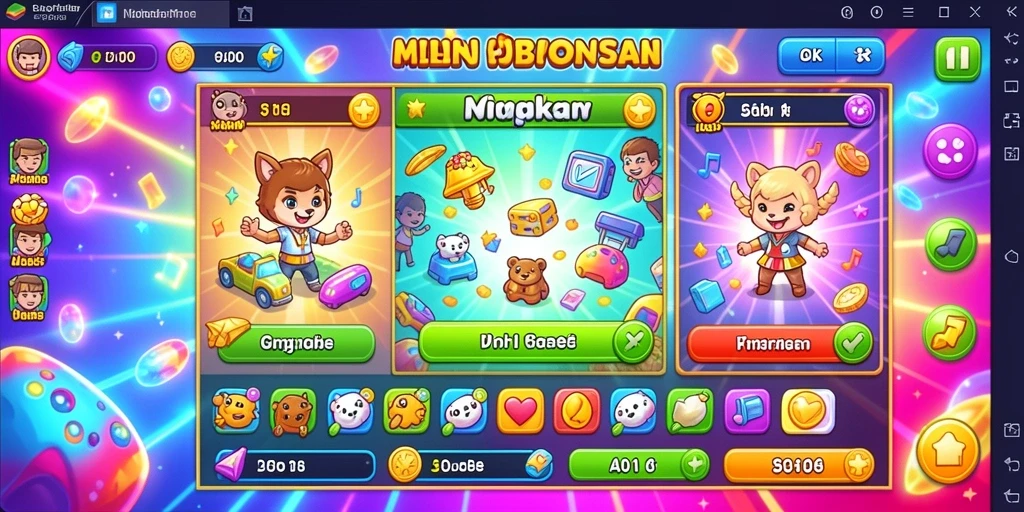 Menampilkan tampilan menu utama KOPLO77 yang menarik.
