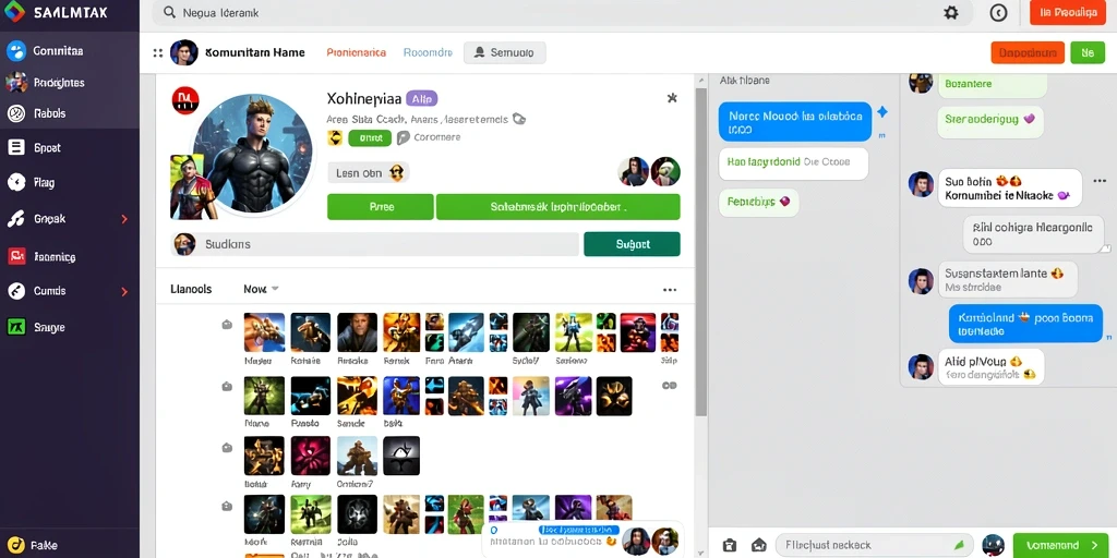 Screenshot menampilkan antarmuka permainan yang menarik.