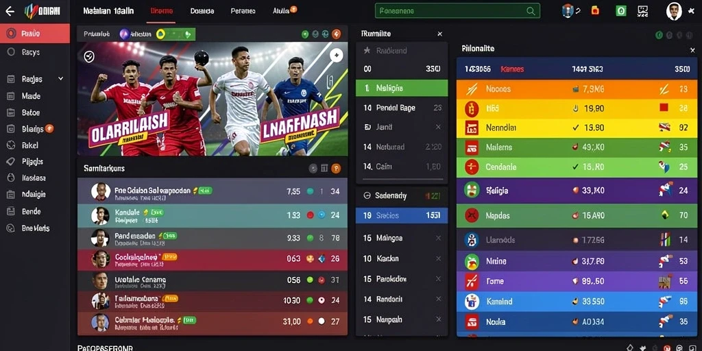 Tampilan menarik dari salah satu mesin slot.