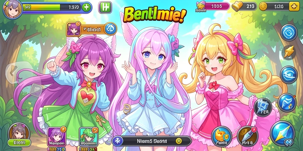Screenshot menampilkan antarmuka permainan yang menarik.