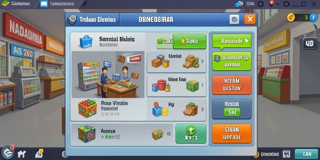 Tampilan awal permainan yang menarik dan intuitif.