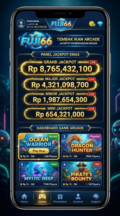 Cuplikan layar menu unduhan fuji66 untuk perangkat Android